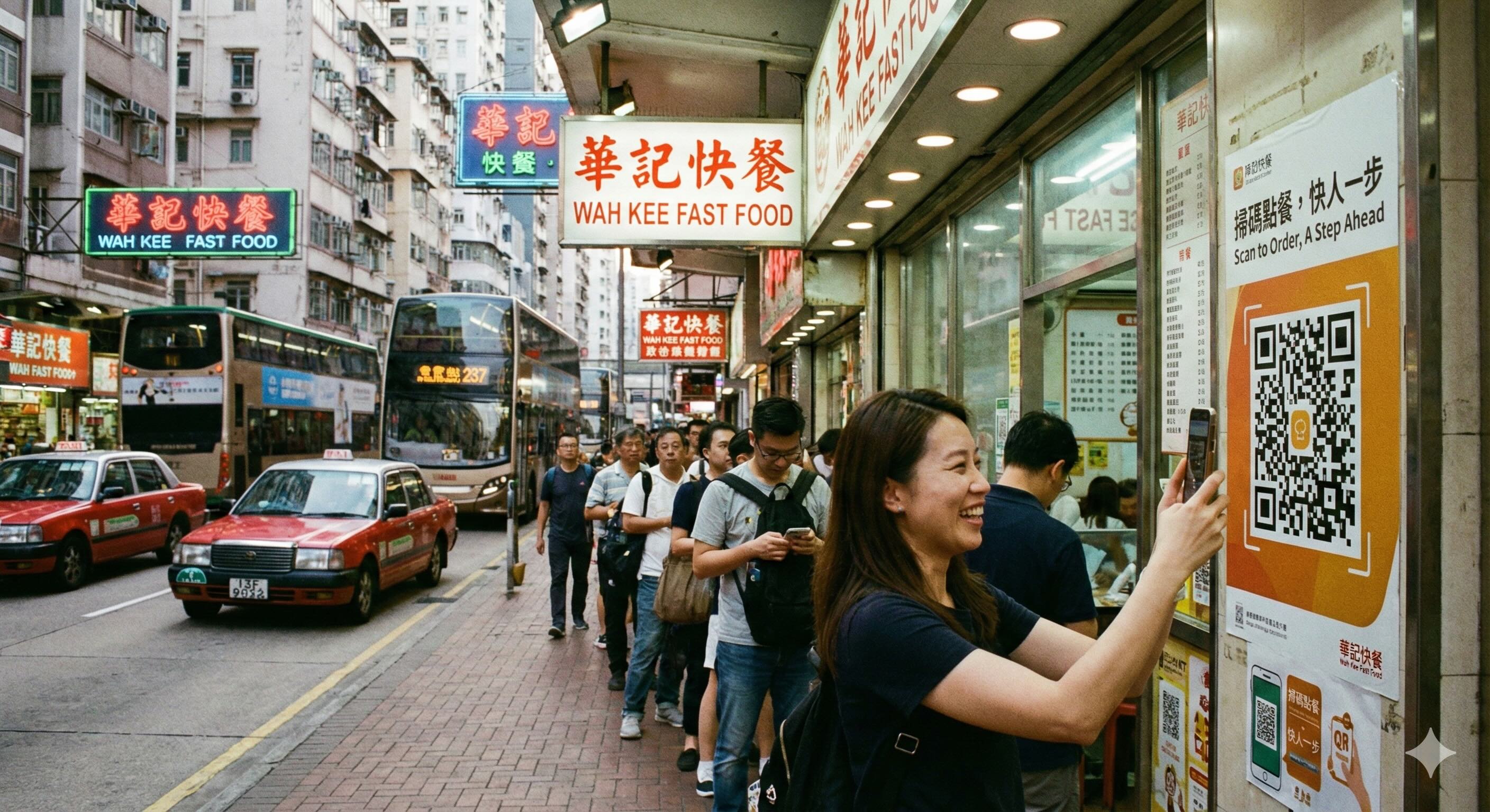 灣仔「7秒點餐」風波啟示｜PinMe 掃碼點餐 拯救餐廳營運，QR Code落單實現真零壓力