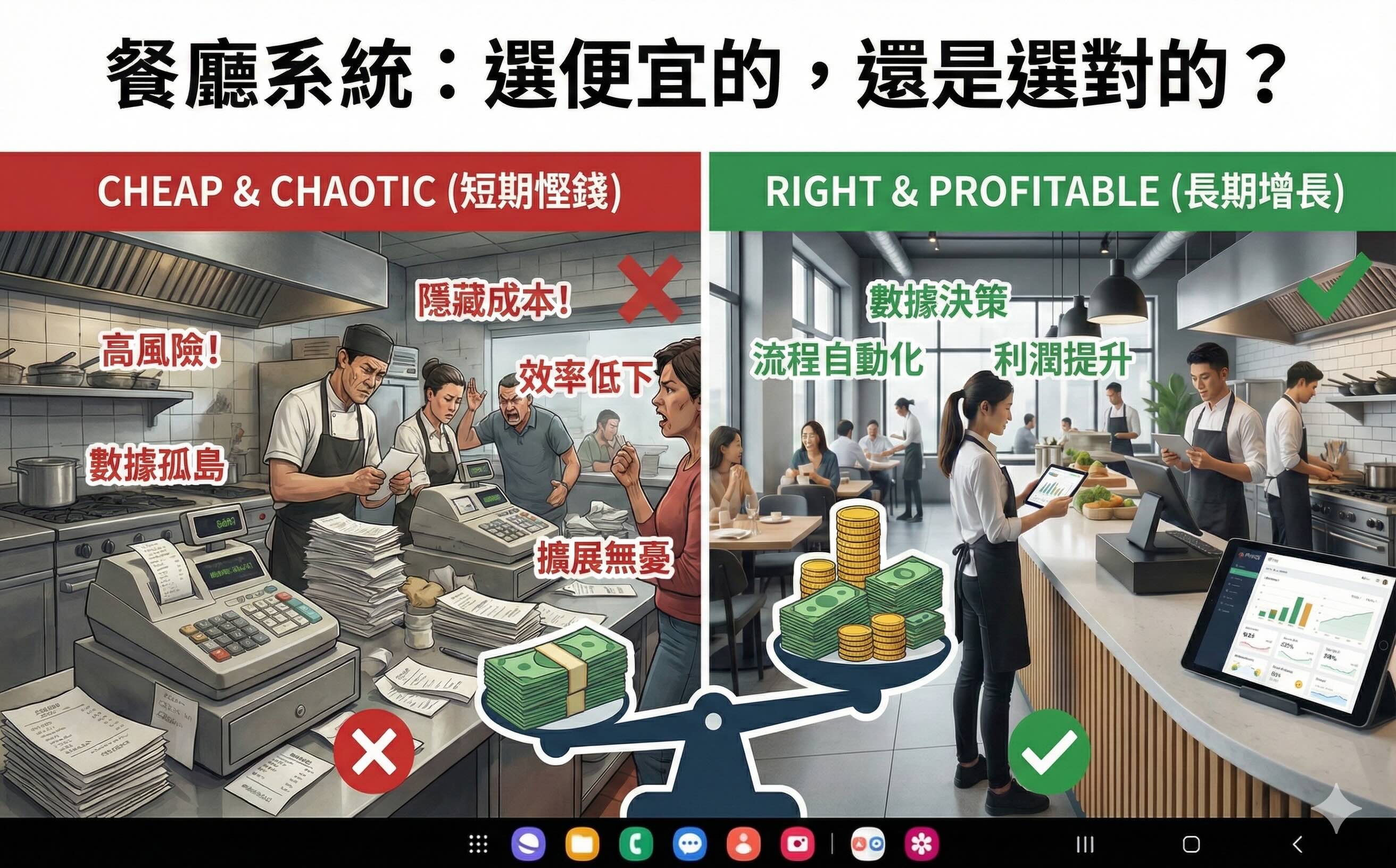 2026年香港餐廳POS系統，”選便宜“的，還是”選對“的？